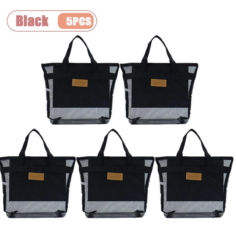 Travel Beach Bag Tote Bag with Mesh Pockets Outdoor Swimmer Toiletry Bag Organizer Packing Cube Carry on Bag for Vacation