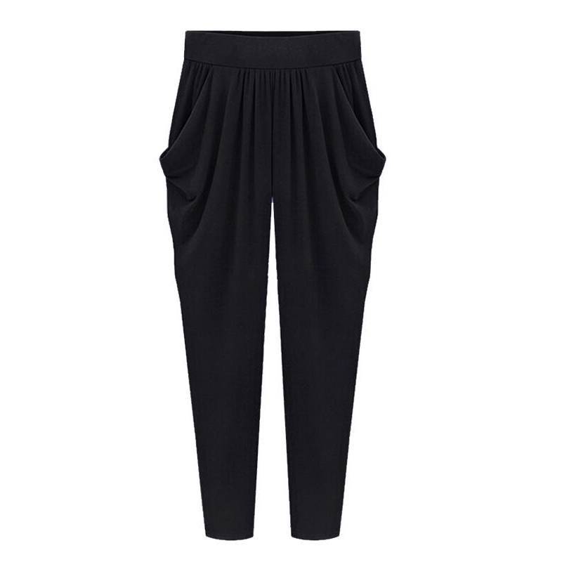 Casual Plus Size Harem Pants For Women With High Waist And Breathable Milk Silk Fabric For Summer Comfort