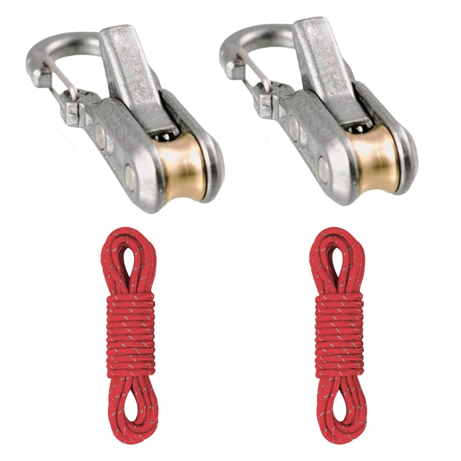 

2/4/6-Pack Paracord Adjusters Rope Tightening Tool & Tensioner for Camping