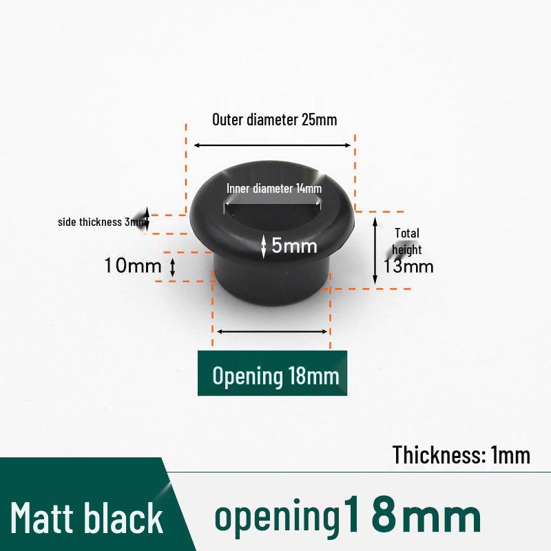 Round Cable Grommet: Desk Cable Organizer & Ventilation Cover