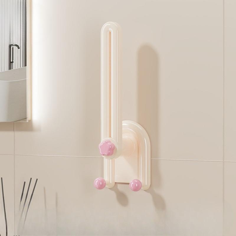 

Toilet Storage Rack for Hair Bands, Hair Clasps, Hair Ties, Hair Strings, Wall-mounted Jewelry Elastic Bands, Headbands Milk powder