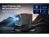 Lebeite Portable Mini HD Projector for Home, Dorm, and Bedroom – Mobile Phone Screen Mirroring with Gimbal Feature
