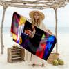 Messi's Wall Pose Beach Towel Super Soft Microfiber Quickdry Fabric Comfortable Lightweight