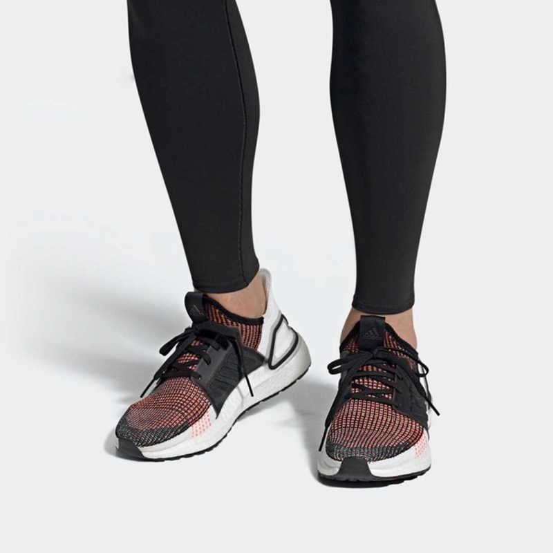 Adidas Ultra Boost 2019 Black White Solar Orange Sneakers G27519