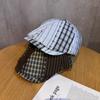 Retro Uk Patterned Beret Cap For Men And Women With Breathable Sunshade Cotton Summer Wear