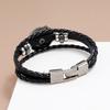 Ethnischer Stil Pokerarmband Punk Neues Lederarmband Pokerspiel Rindsleder Schmuck