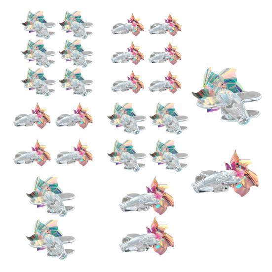 1/2/4/6Pcs Car Ornaments with Light Cool Dynamic Rotating Design Easy Installation Aircraft Shape Motorcycles Bicycles Decorations