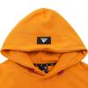 Adidas Large Logo Print Hoodie Men Sweatshirt Orange H46511