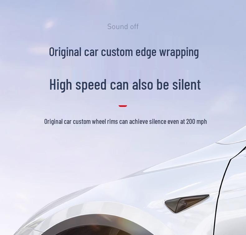 Capac Jantă Tesla Model Y 20" Cyclone – Accesoriu Protector Negru Mat