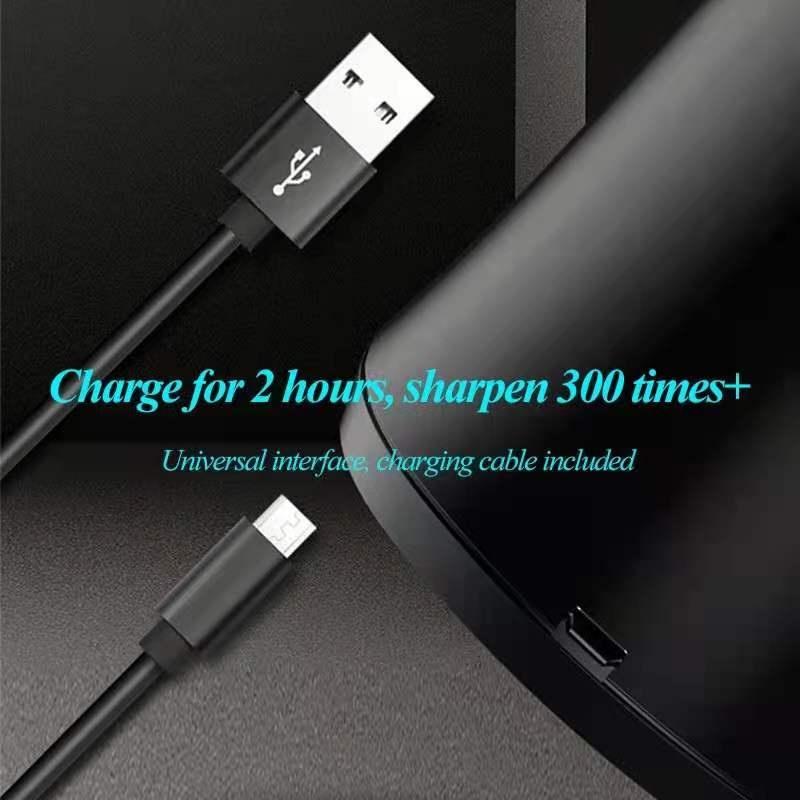 School Office Stationery Supply Portable Automatic Pencil Sharpener USB Rechargeable Electric Pencil Sharpener