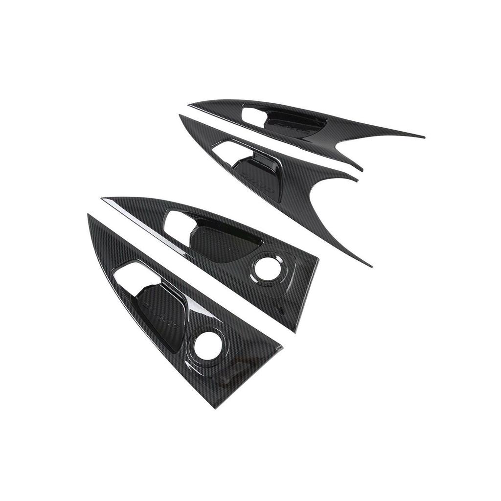 ABS Carbon Fiber Interior Door Handle Cover for 2020 Civic Hatchback