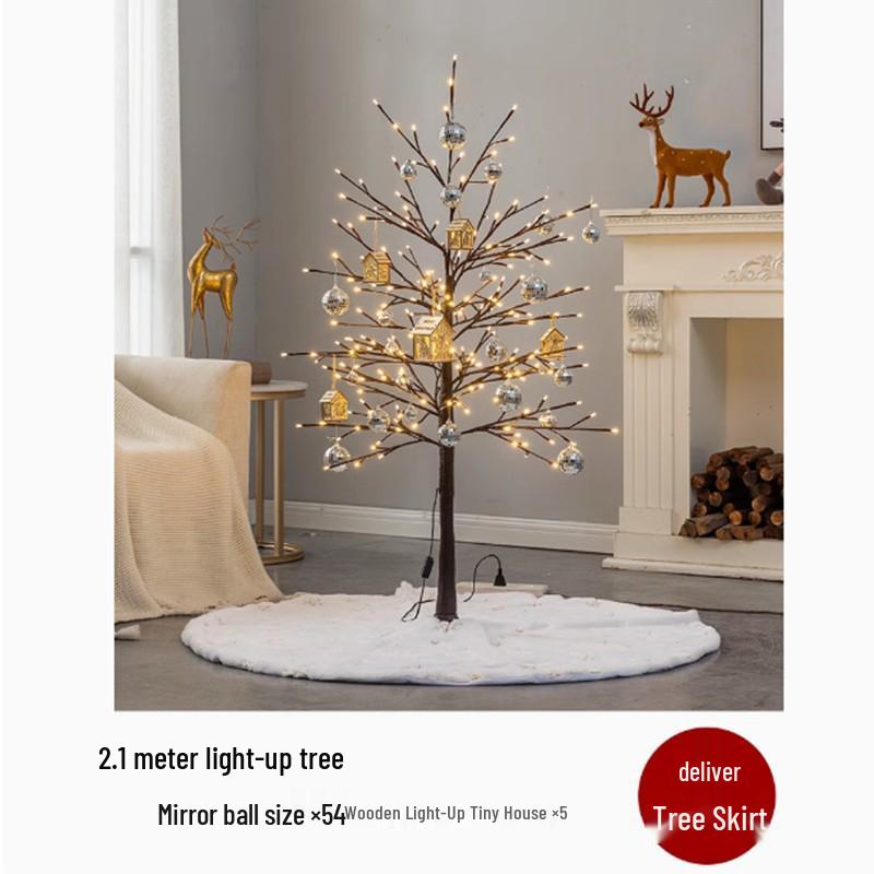 Luminous Christmas Tree Decoration for Mall, Hotel Lobby, or Home