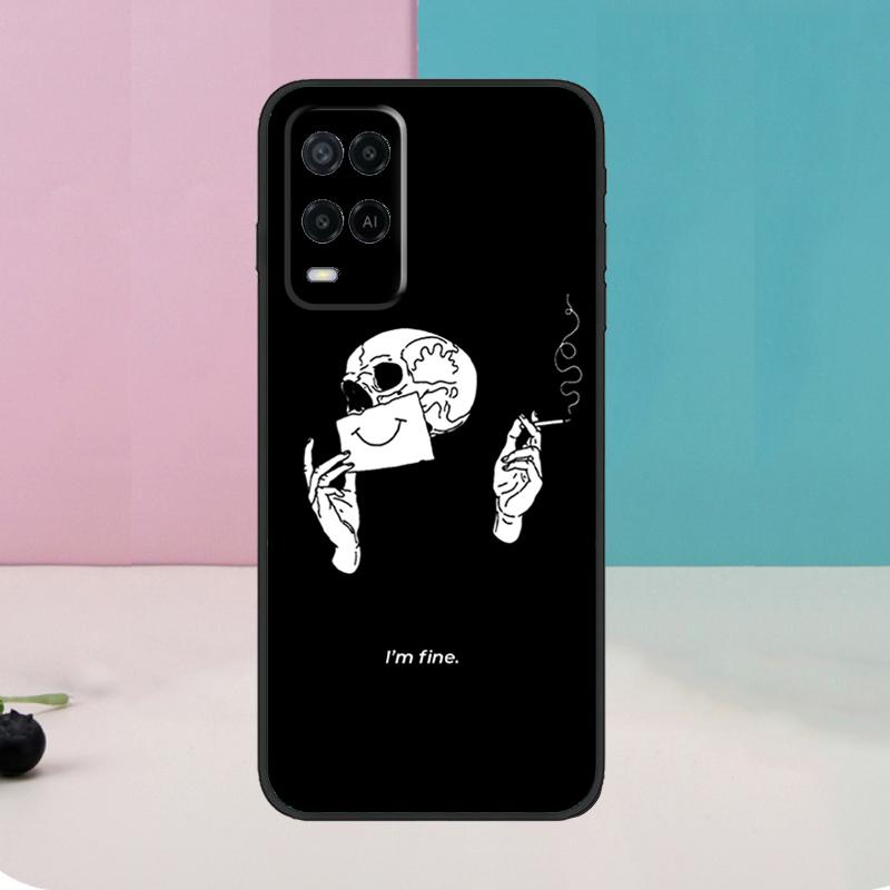 

Aesthetic Skeleton Skull Case For Oppo A78 A98 A58 A18 A38 A74 A94 A54 A15 A17 A57 A6 A5 Pro A16 A76 A96 A40 A60 A80 OPPO A18 4G