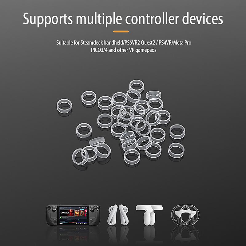 Joystick Protectors Invisible Elastic Rubber Anti-Wear Protector Ring Cover For Steam Deck Rog Ally Game Joystick Accessories