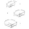 Suitable for Cabinets, Water Bottle Holder,Stackable Cup Holder, Kitchen Storage Organization and Storage, Plastic Refrigerator