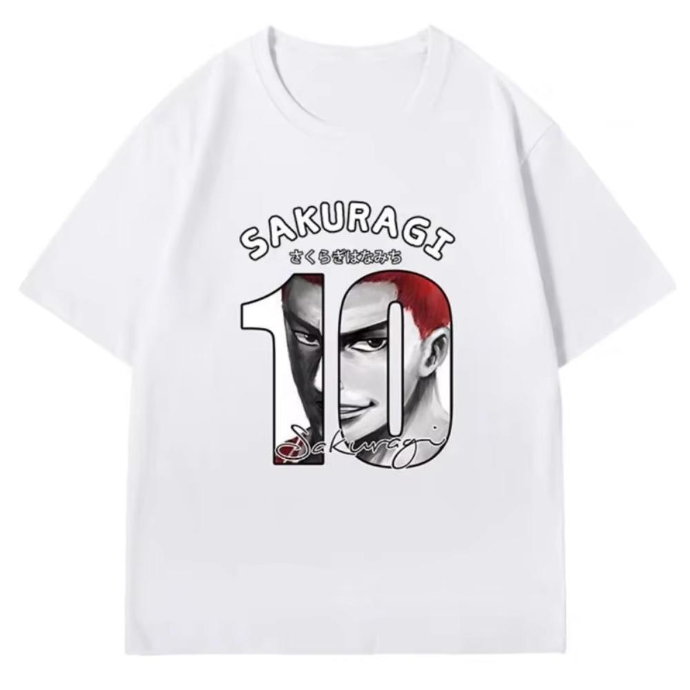 Anime Slam T-Shirt For Men 2023 Japanese Style Manga Women Short Sleeve Tees Tops Basket Ball Team Oversized T Shirts 8XL