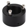 DIA 32mm Mikroskopständer Halter Feste Basis Starke Stabilität Präzise Schwarzer Zylindrischer für Stereo-Trinokular-Mikroskop