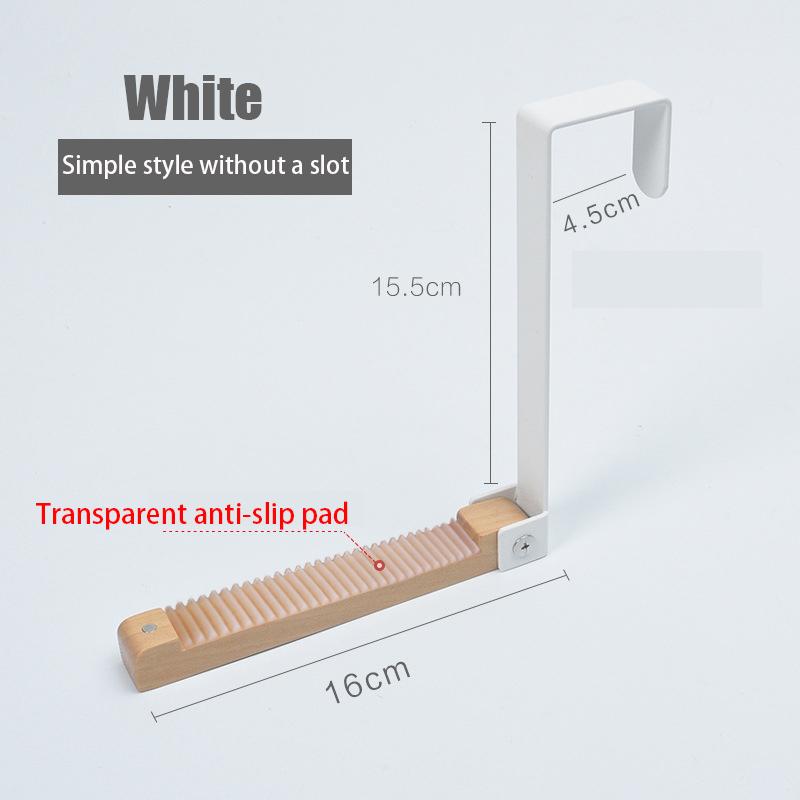 

1 шт. Портативные дорожные крючки для двери, Деревянный крючок-органайзер, Стойка для пальто, шляп, халатов, Складная вешалка для одежды для прачечной, ванной комнаты белый