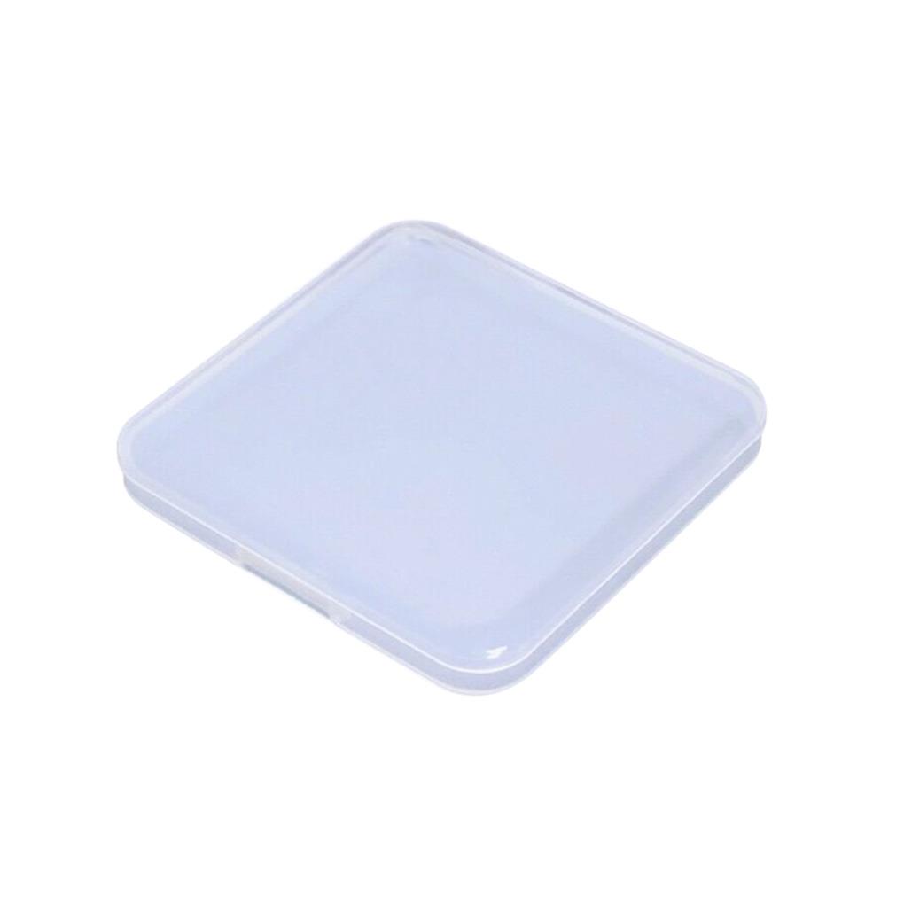 Mouth Cover Storage Single Use Mouth Cover PP Organizer Case Portable Box, Non-transparent, White