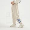 New MLB Knitted Sweatpants Unisex Light Beige 3APTM0831-43BGL