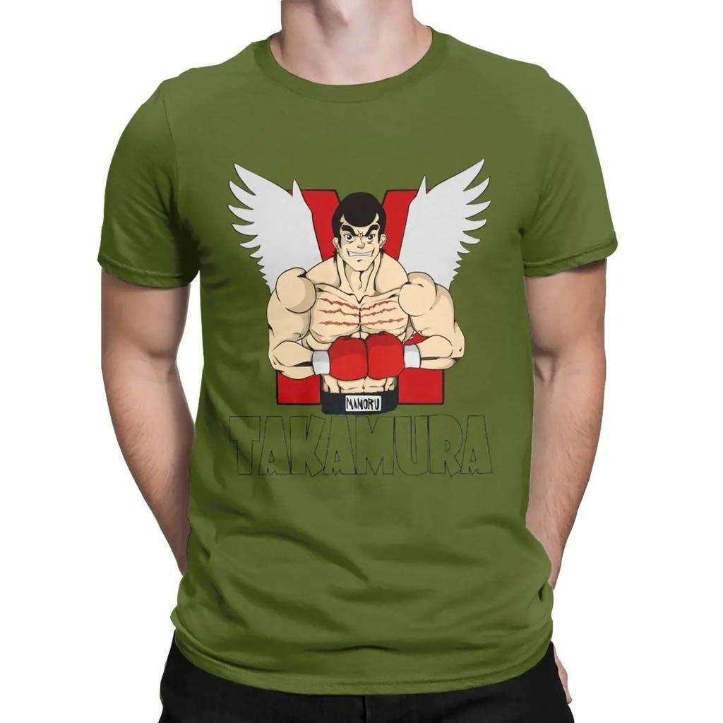 Men's Mamoru Takamura Hajime No Ippo KBG T Shirt 100% Cotton Clothes Awesome Short Sleeve O Neck Tee Shirt Gift Idea T-Shirts