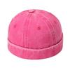 Docker Hat Solid Color Adjustable Breathable Brimless Lightweight Decorative Retro Four Seasons Sailor Hat Daily Hat