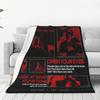 Custom Ultra-Soft Fleece Dexter Morgan Throw Blanket Warm Flannel Movie Blankets For Bed Office Sofa Bedspreads