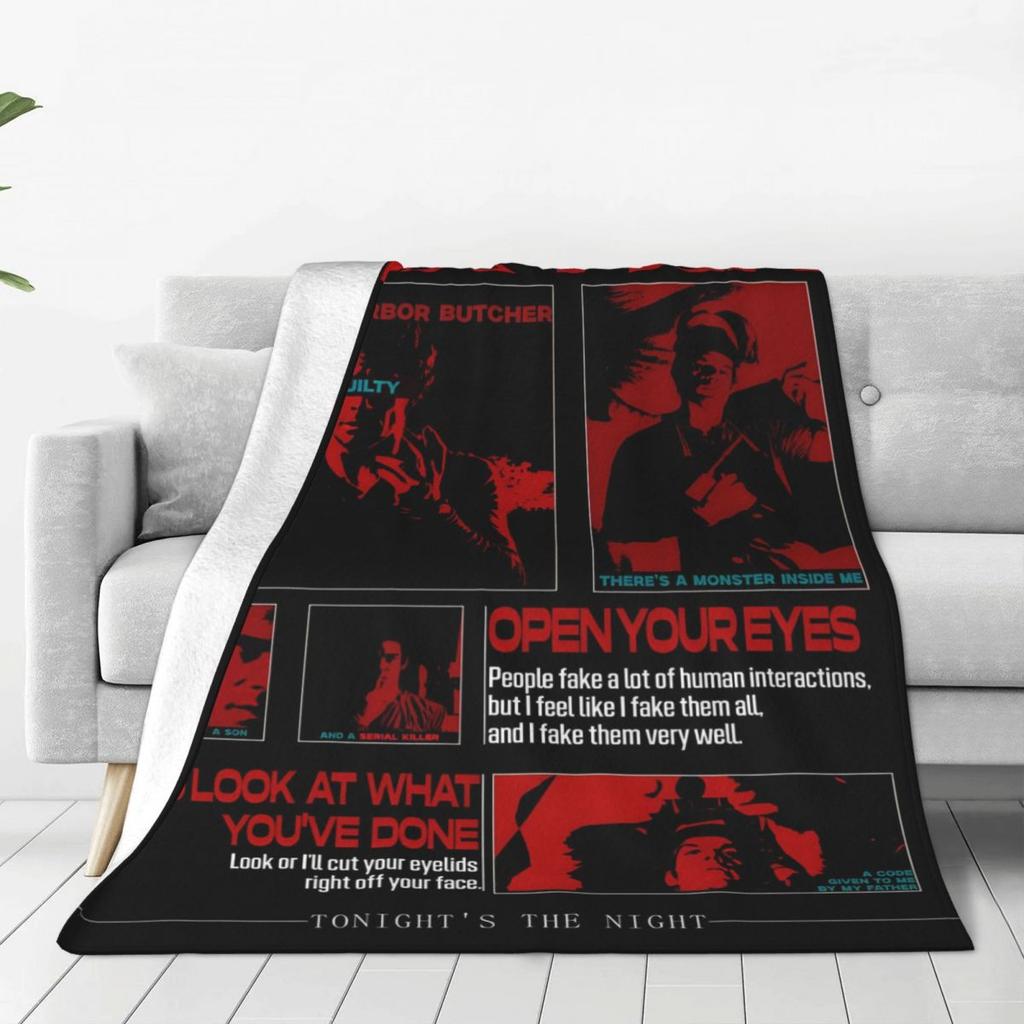 Custom Ultra-Soft Fleece Dexter Morgan Throw Blanket Warm Flannel Movie Blankets For Bed Office Sofa Bedspreads