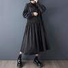 Long Sleeve Oversized Black Hooded Vintage Casual Loose Autumn Spring Winter Trench Coat for Women Outerwear
