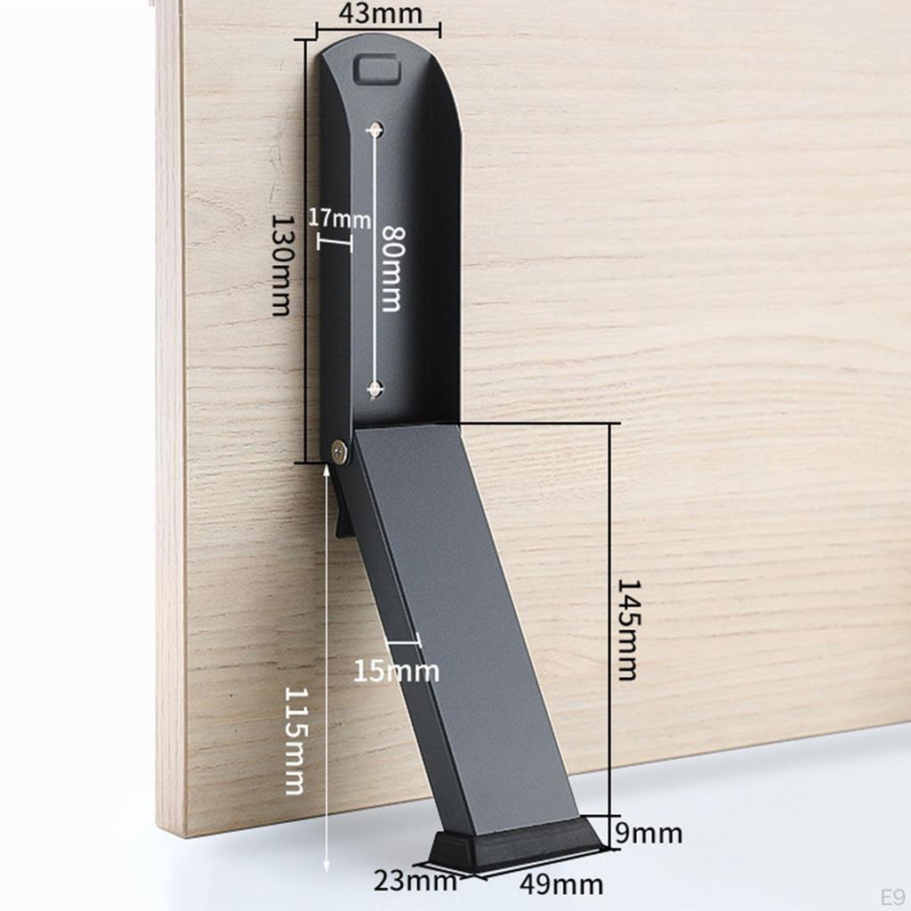 Anti-Door Stopper, Keep Open, Stainless Steel, Non-Slip Base, for Home, Indoor, Apartment, Garage
