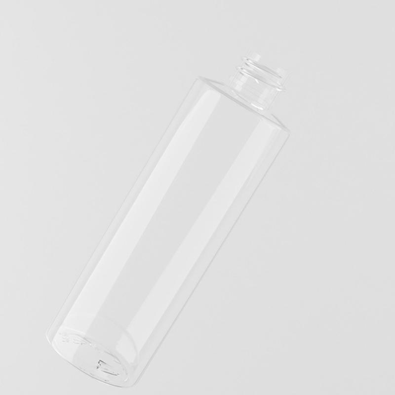 4pcs Portable 250ml Refillable Plastic Bottles Cosmetic Containersfor Shampoo Conditioner Makeup Remover Leak Proof