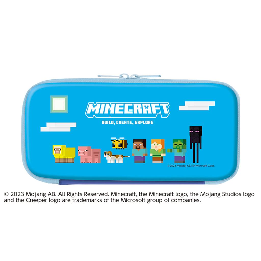 Licensed Nintendo Switch Family Compatible Combination Pouch Minecraft Characters Line [Nintendo Product]