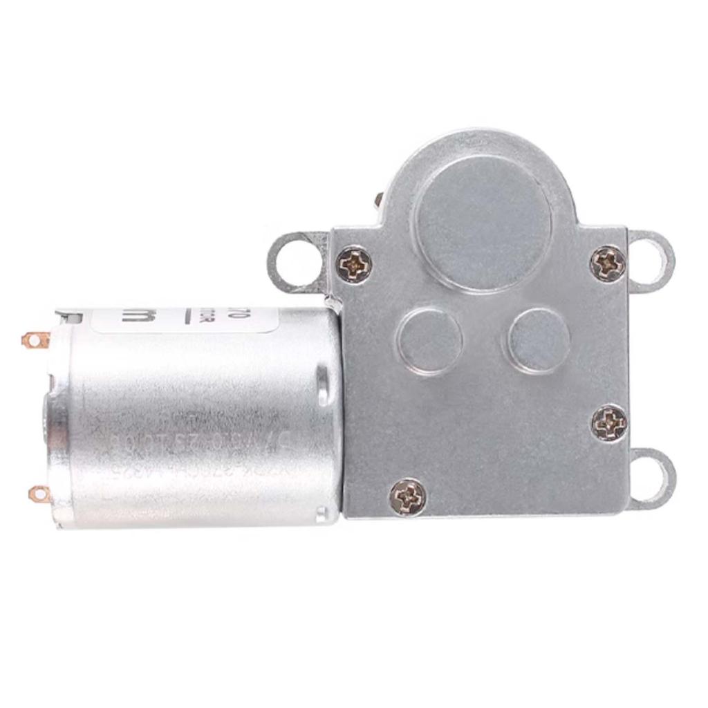 1: 131 Low Noise DC Worm Gear Motor Table Turntable Rotating Gear Reduction Motor