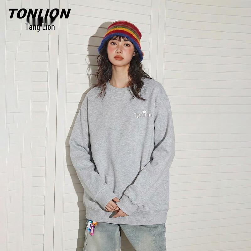 TonLion Women's Long Sleeve Crewneck Sweatshirt