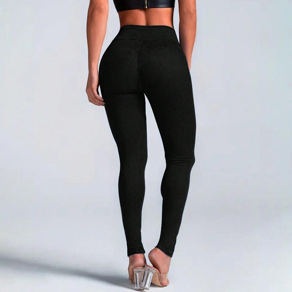 Jean moulant tendance décontracté pour femme