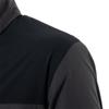 Men S Thick Fleece Lined Stand Collar Color Block Casual Jacket