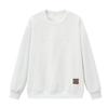 Cotton Round Neck Hoodie for Men and Women, Solid Color, Loose Fit, Plus Size Casual Sports Jacket, Couple's Top, Long Sleeved T-shirt