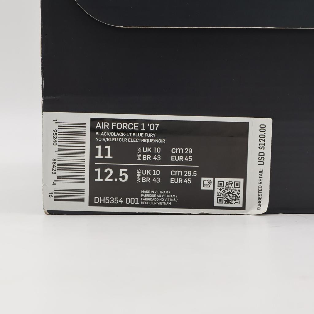 DH5354-001 Nike Air Force 1 Low Computer Chip Space Jam Black Light Blue (Men's)