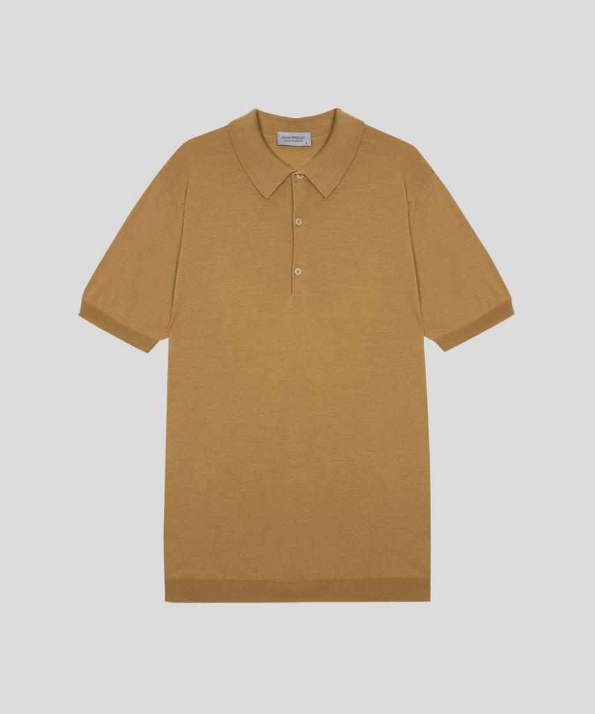 JOHN SMEDLEY Macloud Extra Fine Merino Wool Standard Fit Short Sleeve Polo Shirt Seasonal 4 Colors