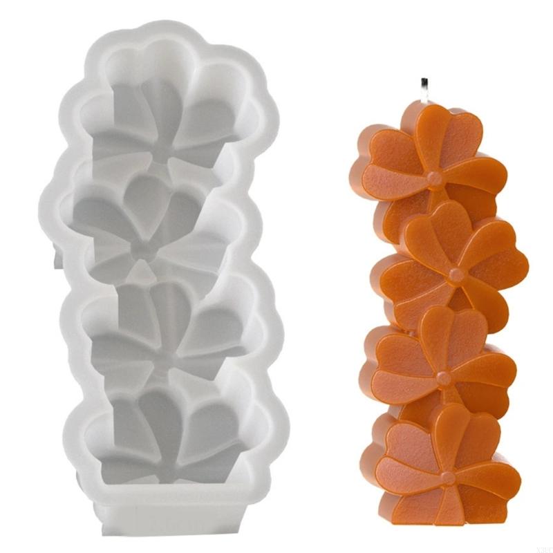 3D Heart Silicone Mould Stacking Flower Molds Ornament Molds Plasters Molds Casting Molds Epoxy Resin Molds X3UC