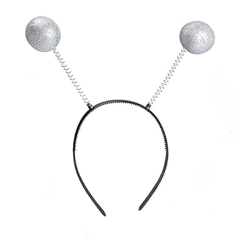 Space Theme Costume Alien Headband and Glasses Set Funny Alien Costume Accessories Martians Antenna Headband Bopper