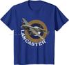 British Warplanes Lancaster Heavy Bomber Cotton Tshirt Premium Oversized T-shirt O-Neck Unisex Tops Tees Men's Clothing