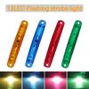 12Led Turn Signal Lights Side Marker Indicator Lamp Car External Strobe Lights 24V SMD Light Oval Clearance for Trailer Truck