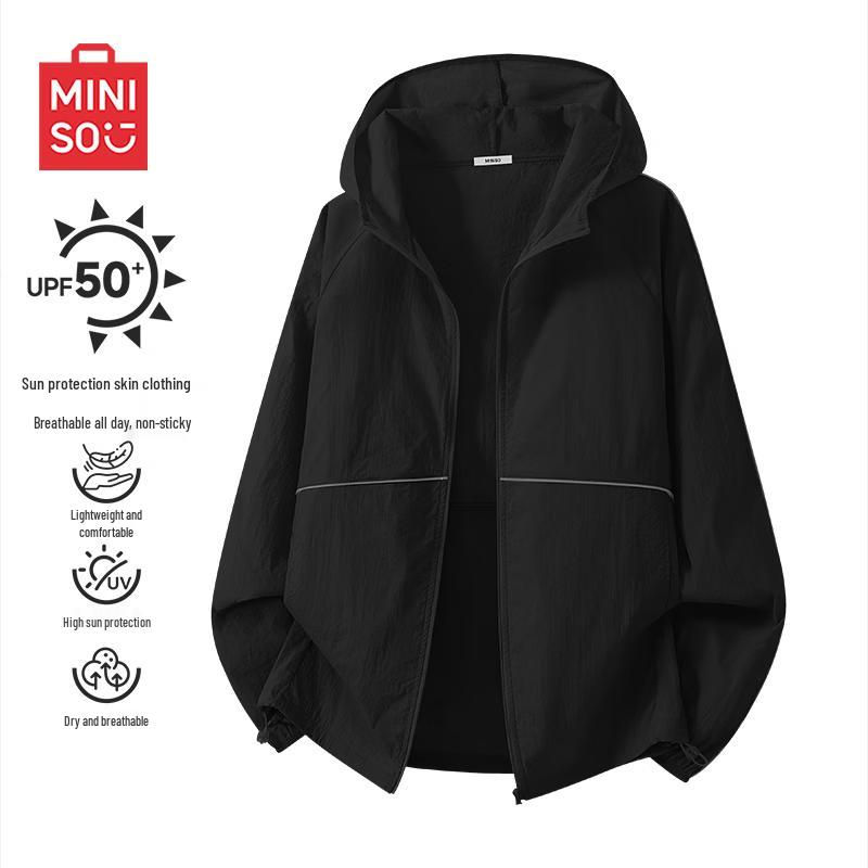 MINISO Men s Hooded Outdoor UV Protection Jacket M