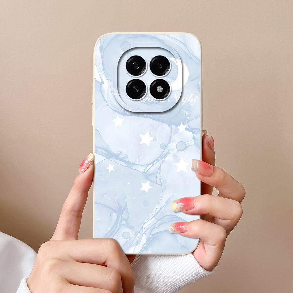 For Oppo A5 Pro 5G Phone Case Cute Cartoon Back Cover For Oppo A 5 2025 Full Protection Soft Liquid Silicone Anti Drop Housing