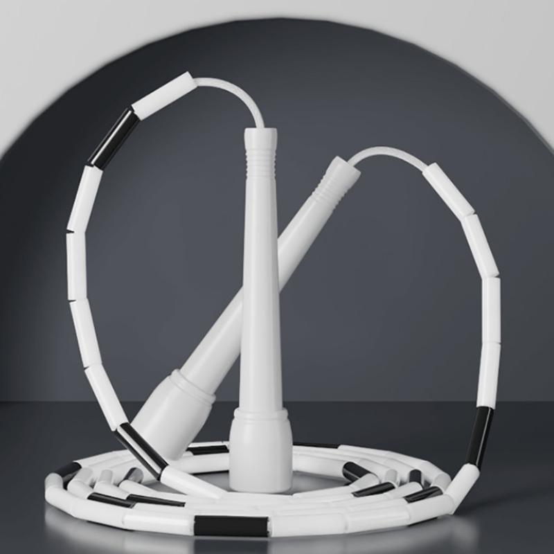 

Гладка та жорстка бамбукова скакалка білий