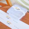 Transparent Bakery Cake Packaging Boxes with Stickers