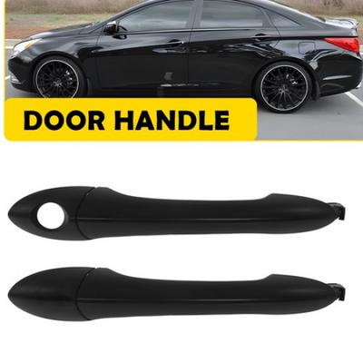 Front Outside Door Black Exterior Handle LH&RH Side For Hyundai Sonata 2011-2015