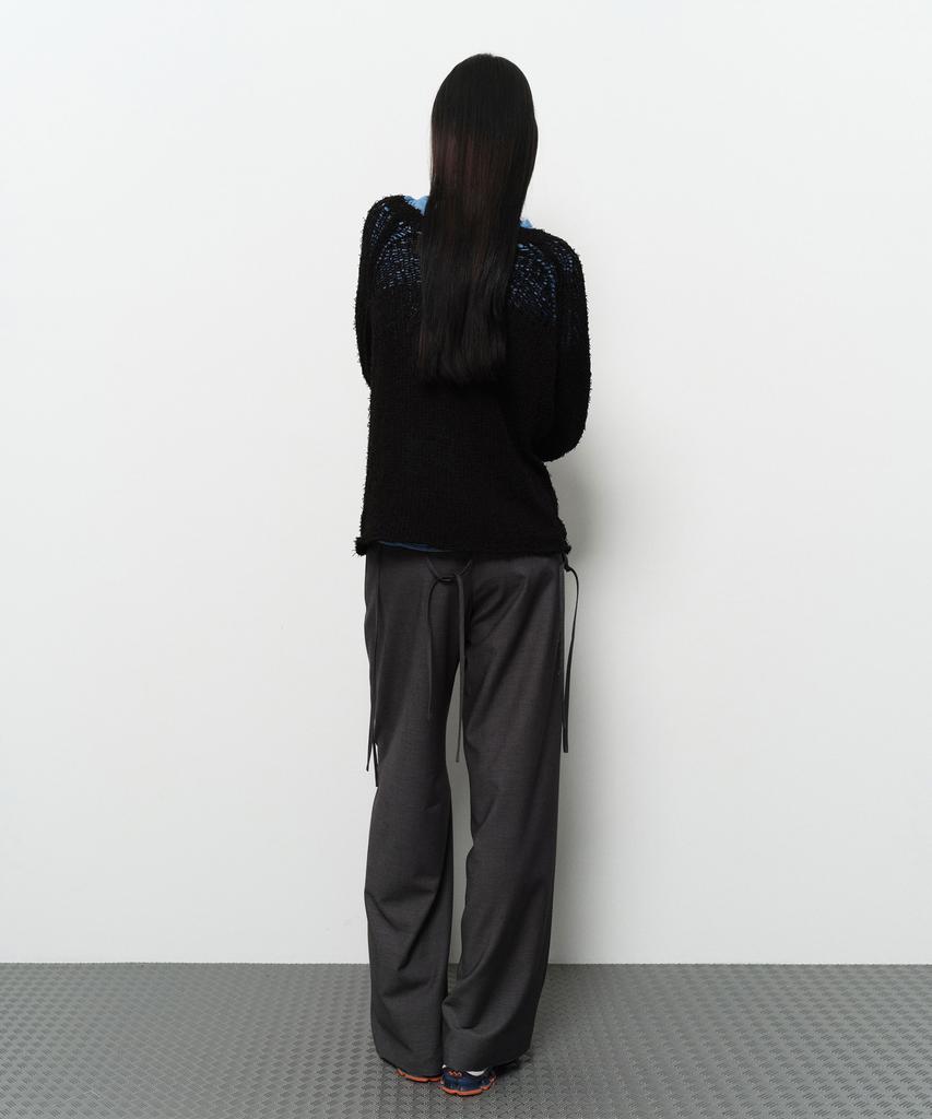 Daiaegeuneol Netting Mixed Knit (Black)