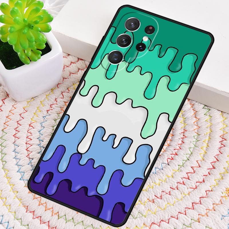 Pastell Kawaii Schmelzende Trans Pride LGBT Handyhülle Für Samsung Galaxy note 10 pro S26 S25 S24 S23 S22 S21 Plus Ultra Hülle